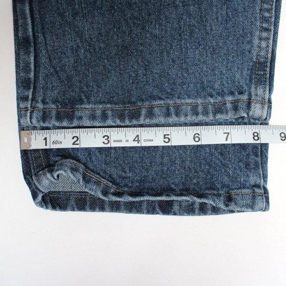 Wrangler Five Star Premium Denim Regular Fit Straight Leg Blue Jeans 34 x 36 NWT - Picture 6 of 16